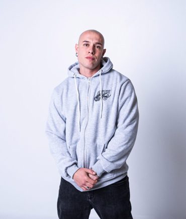 City Blend  GREY ZIP HOODIE